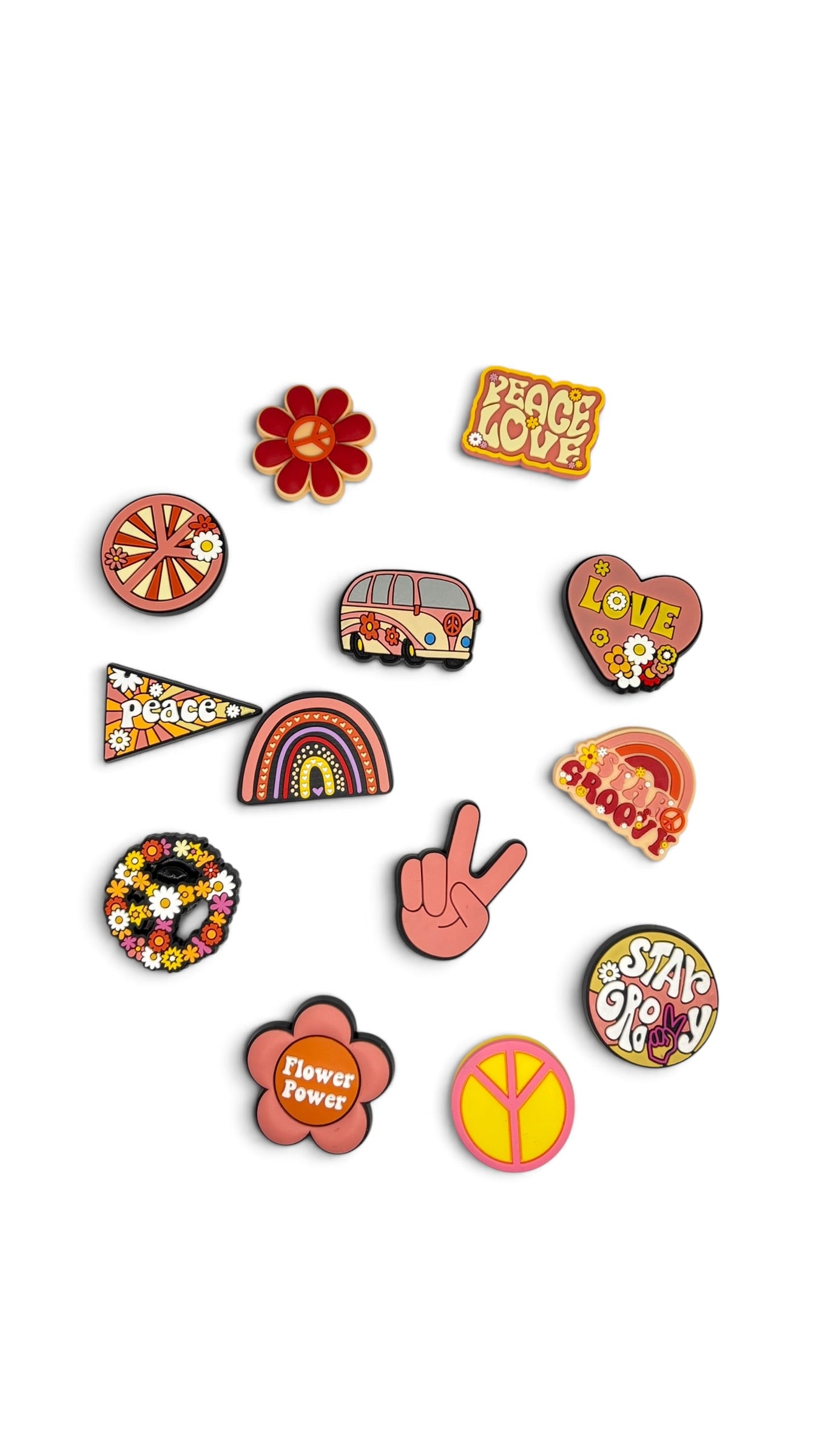 Pin’s pvc Peace & love