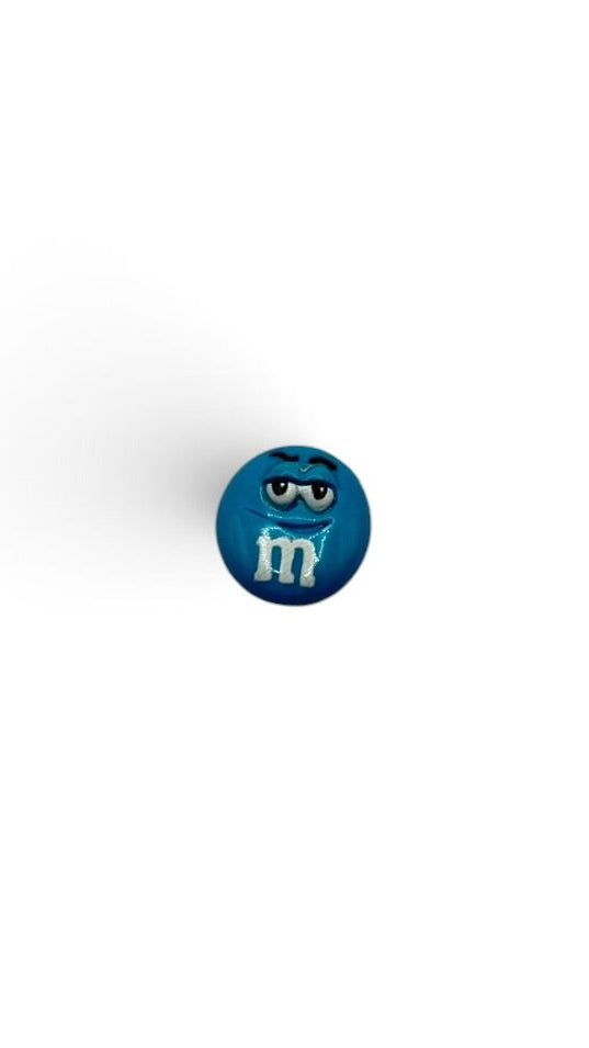 M&m’s visage bleu