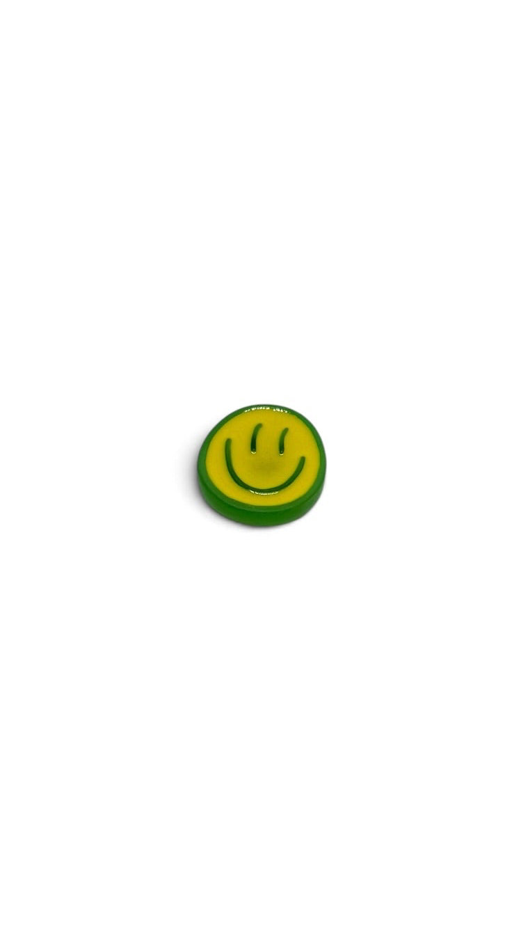 Smiley vert et jaune