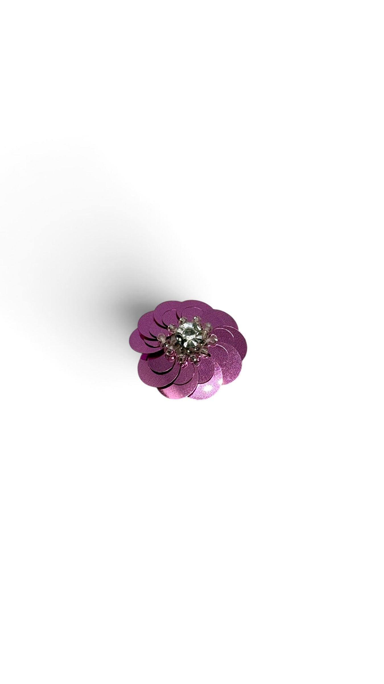 Fleur centre diamant